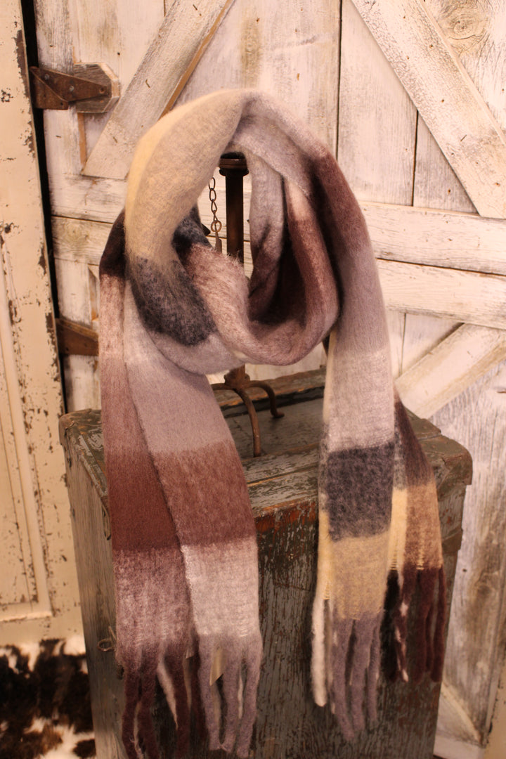 Storm Cloud Plush Scarf