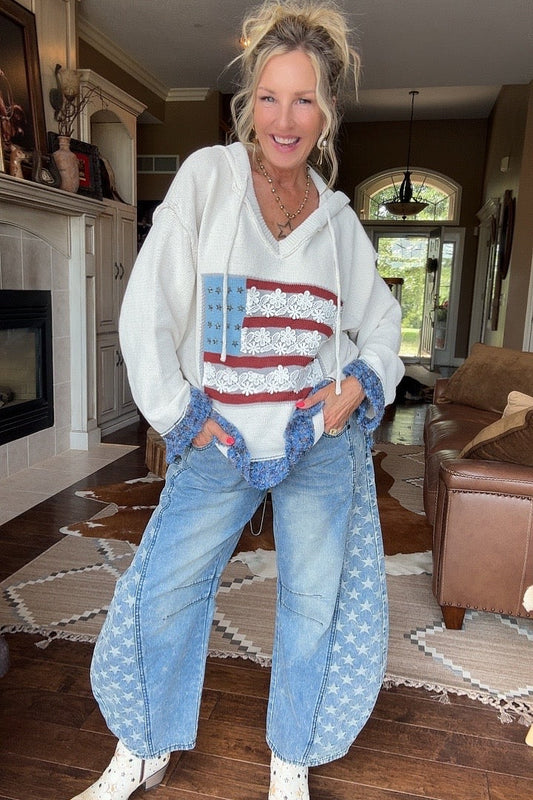 Cozy Americana Knit Sweater
