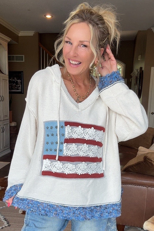 Cozy Americana Knit Sweater