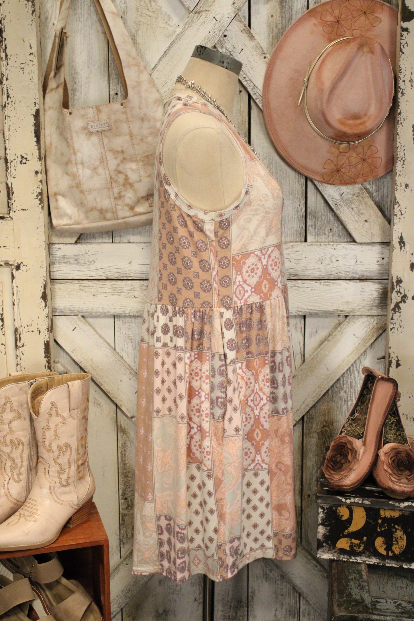 Prairie Soul Patchwork Dress