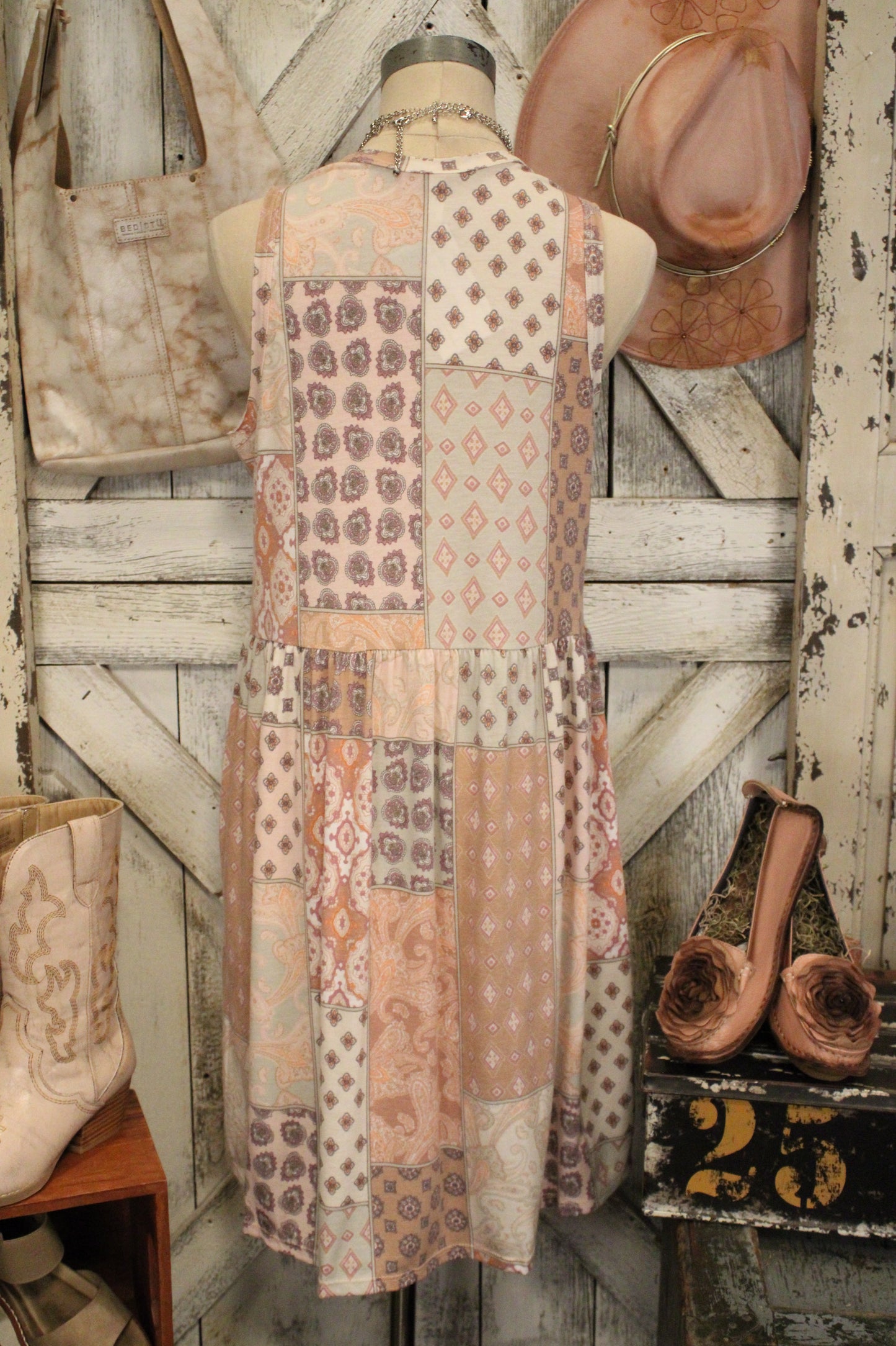 Prairie Soul Patchwork Dress