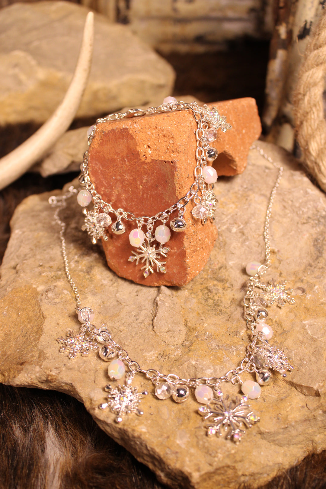 Crystal Flurry Charm Bracelet
