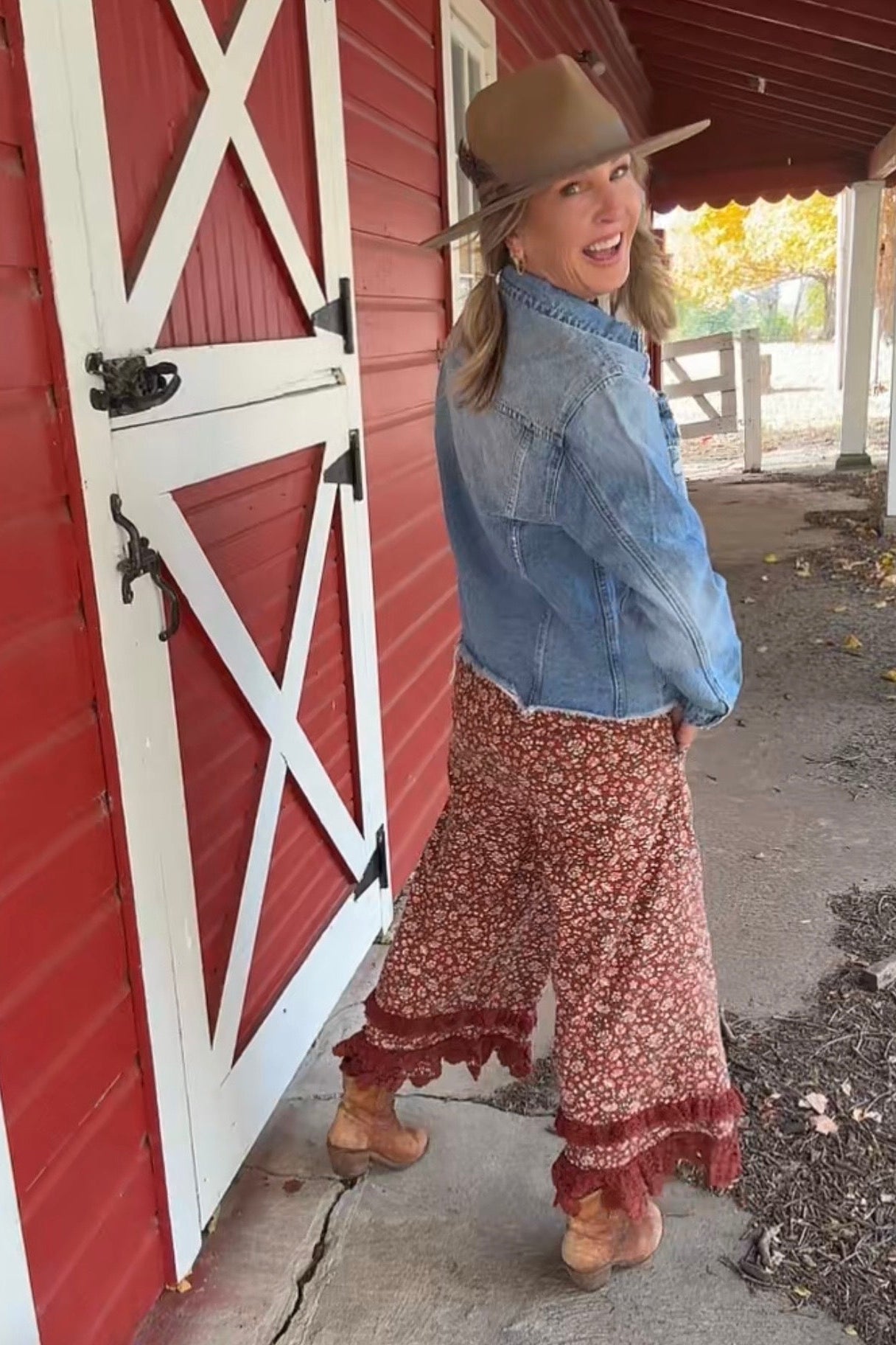 Autumn Blossom Pants