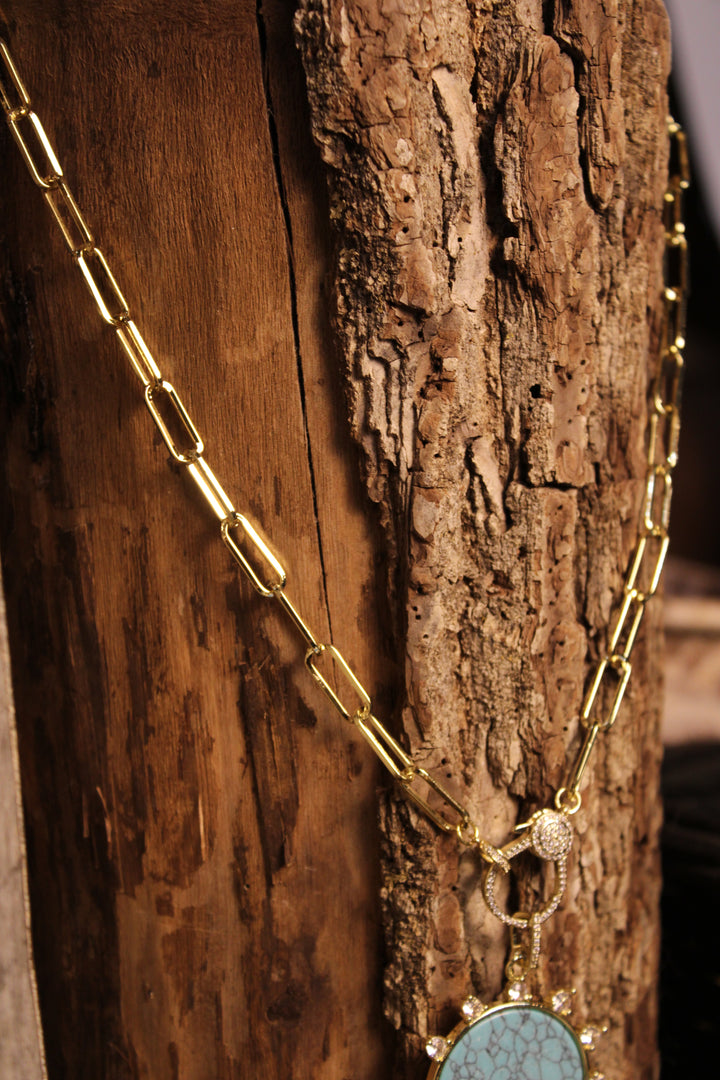 Golden Hour Turquoise Necklace