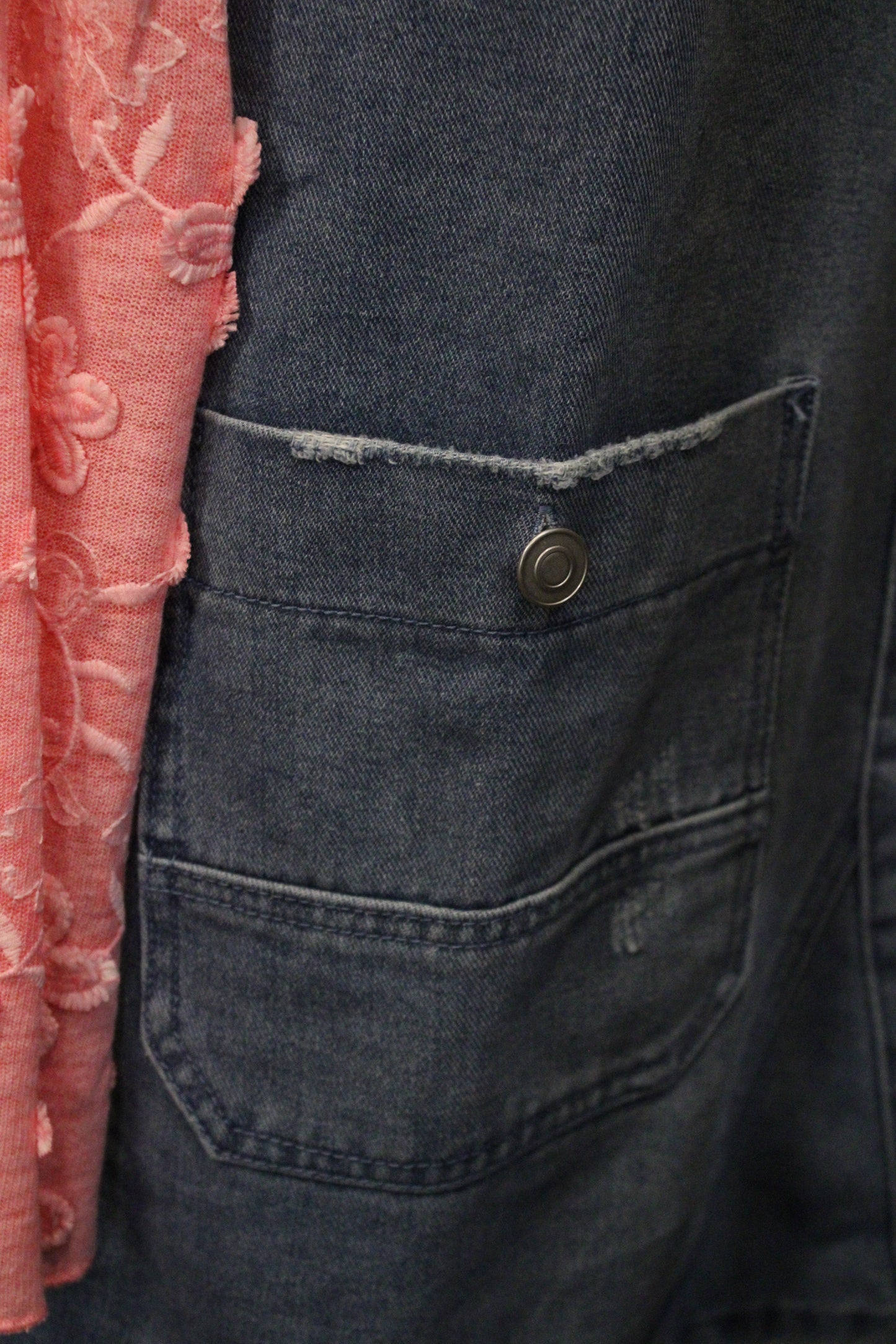 Laid Back Blues Overall Dress