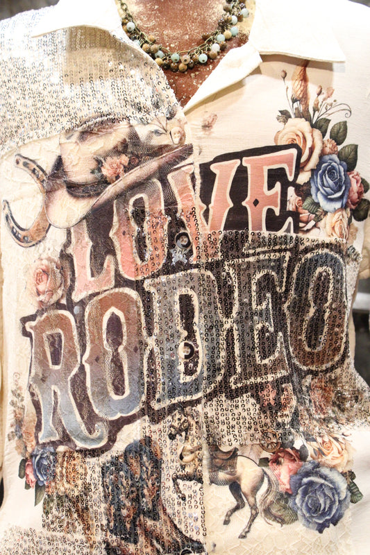 Rodeo Ruffle Blouse Jacket