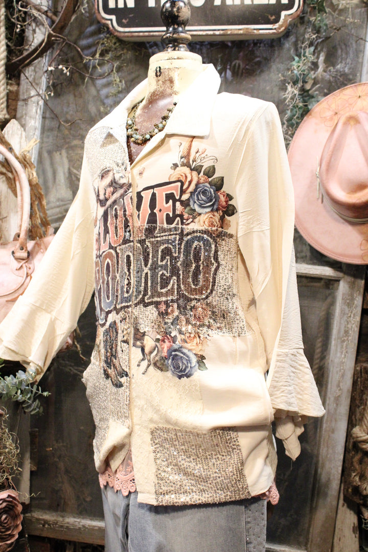 Rodeo Ruffle Blouse Jacket