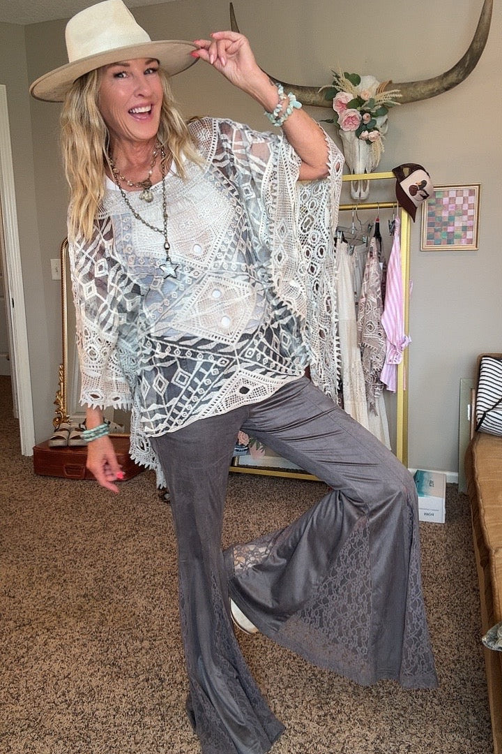 Enchanted Evening Denim Poncho