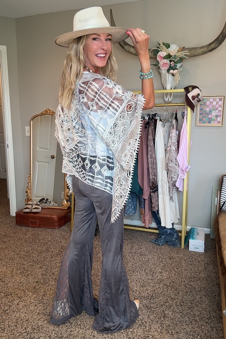 Enchanted Evening Denim Poncho
