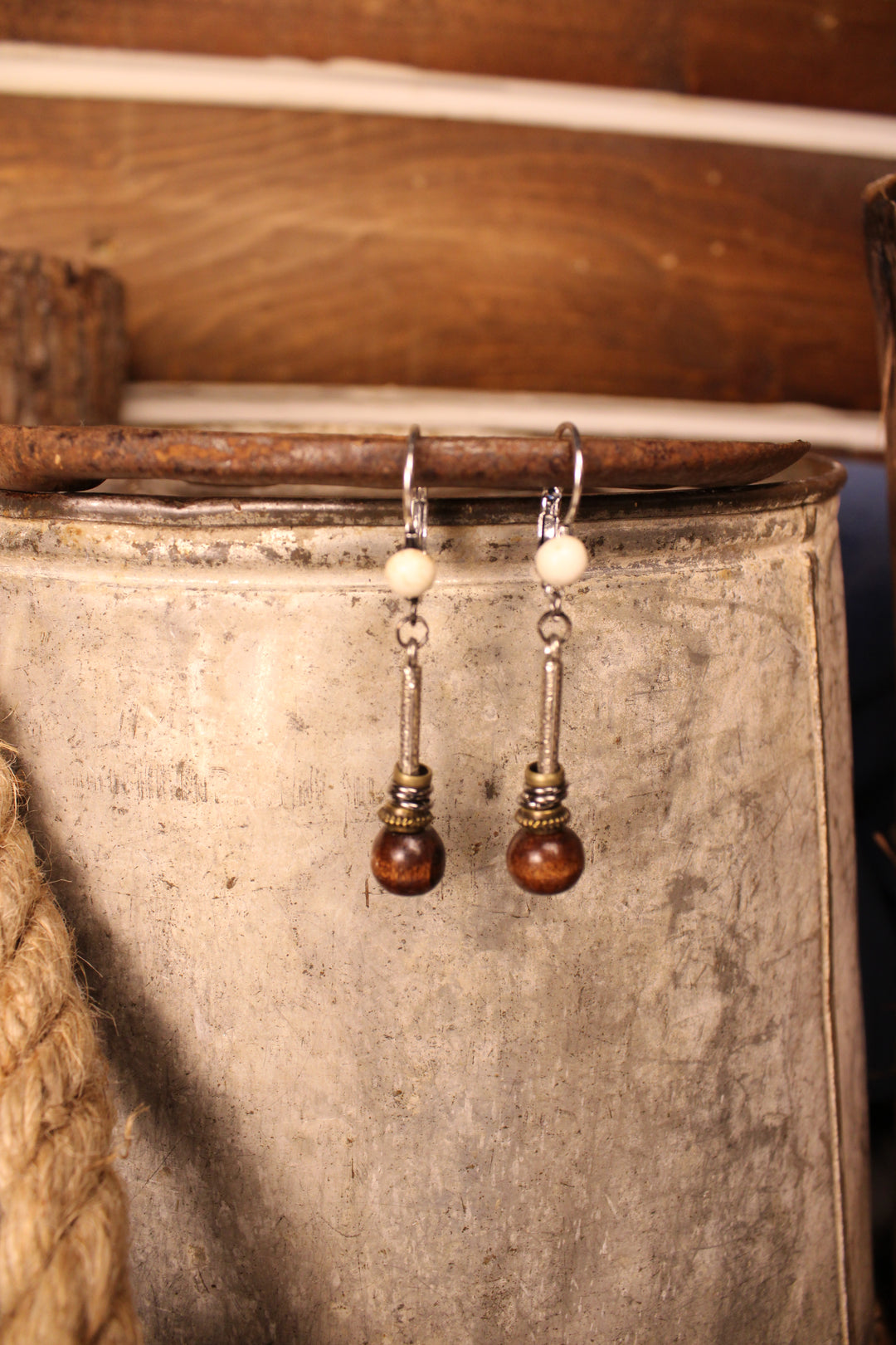 Hitching Post Dangle Earrings