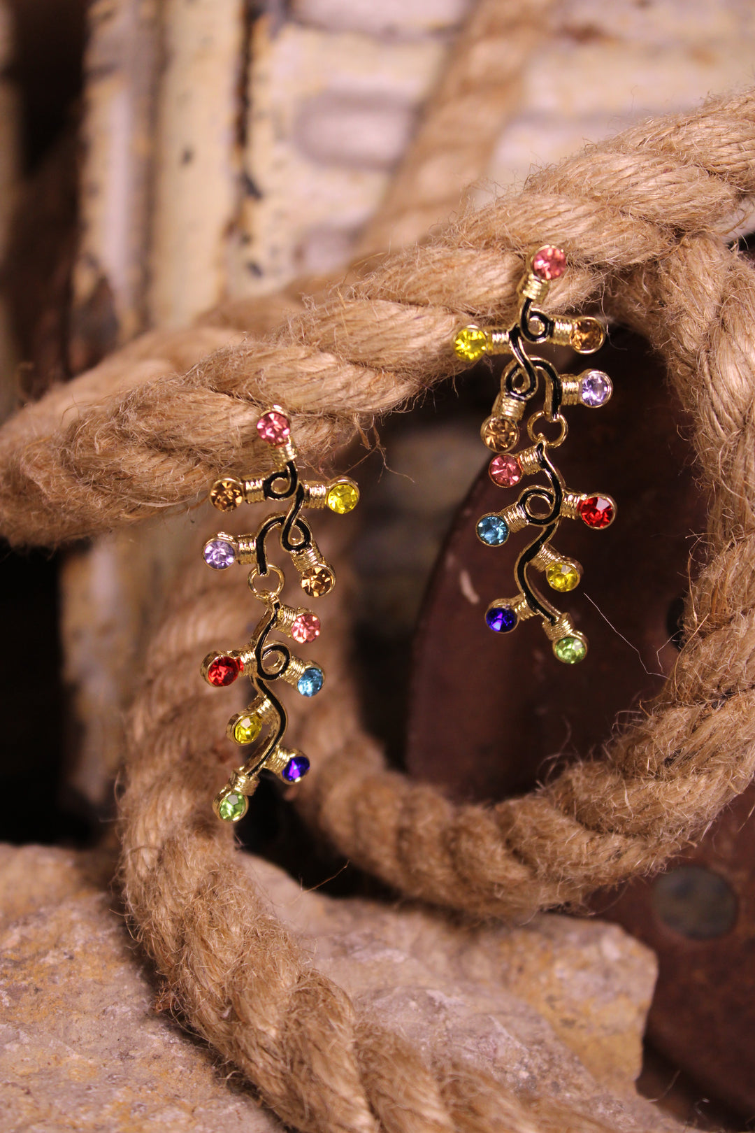 Merry Glow Christmas Earrings