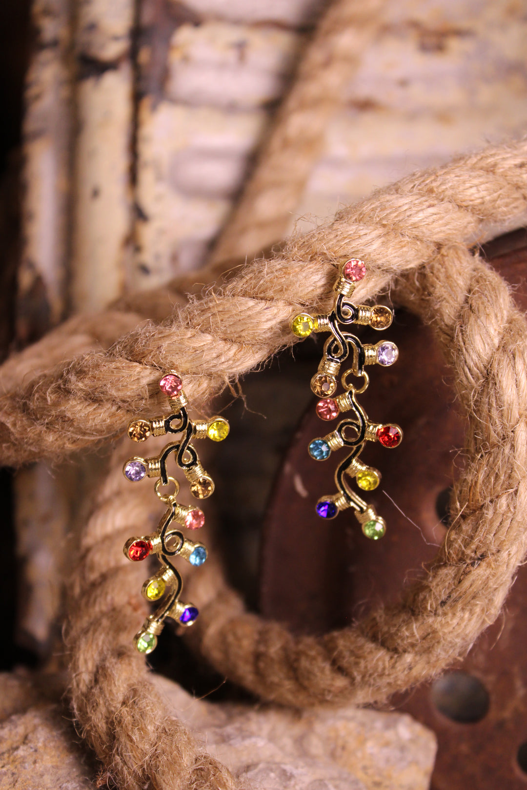 Merry Glow Christmas Earrings