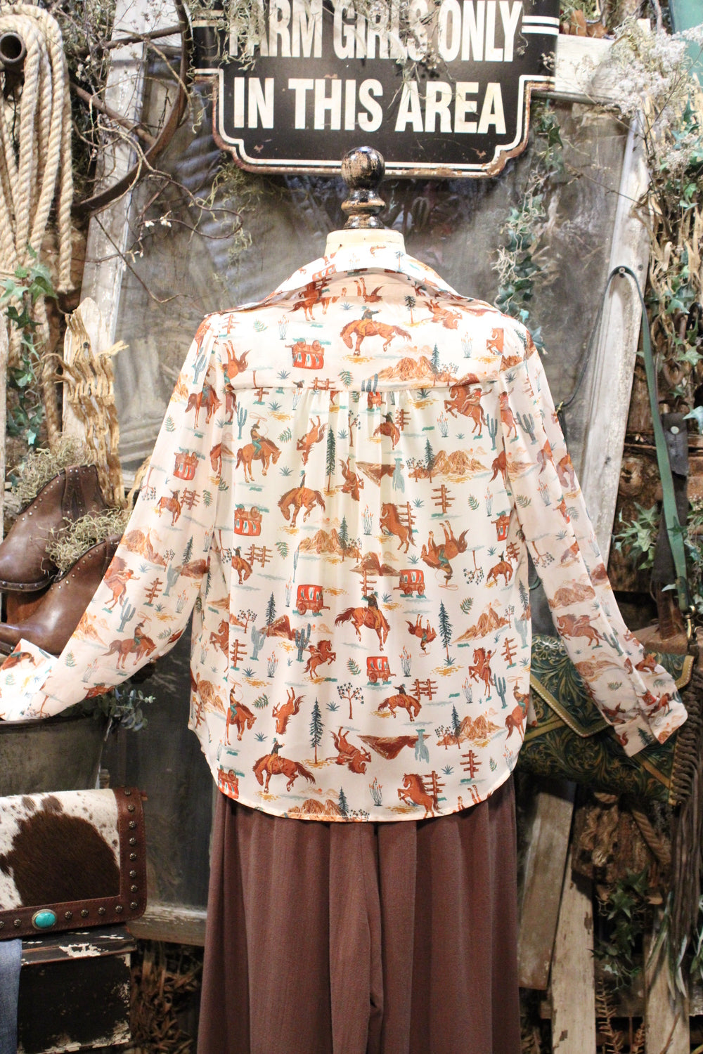 Stagecoach Junction Blouse