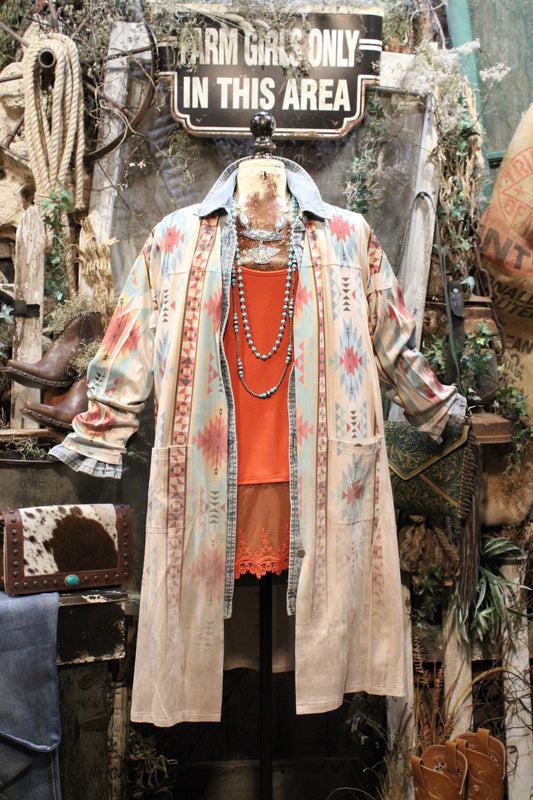 Homestead New Turquoise Duster