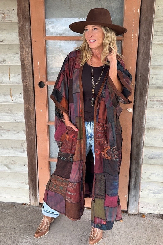 Shadowed Garden Patchwork Duster