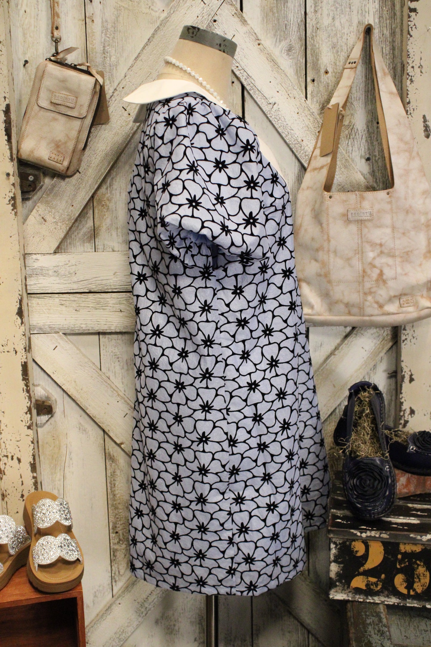 Shimmer And Stem Sky Blue Shimmer Dress