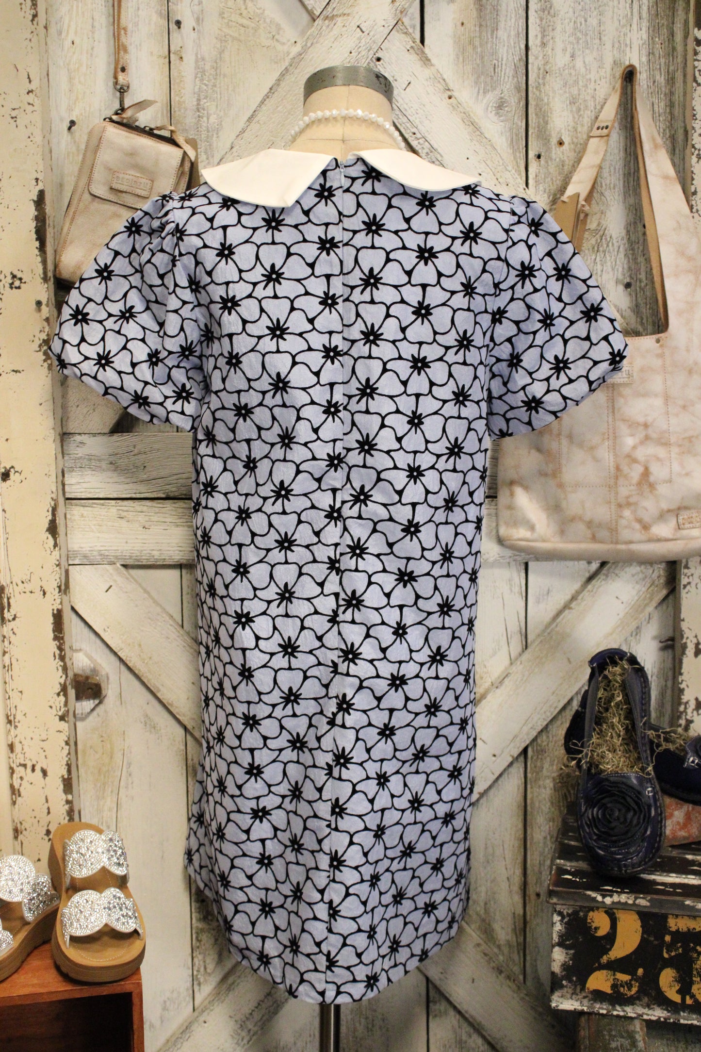 Shimmer And Stem Sky Blue Shimmer Dress