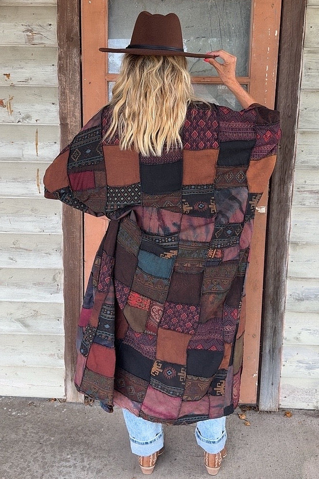Shadowed Garden Patchwork Duster