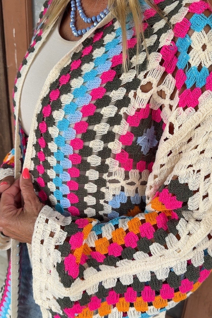 Festival Dreamer Cotton Crochet Duster