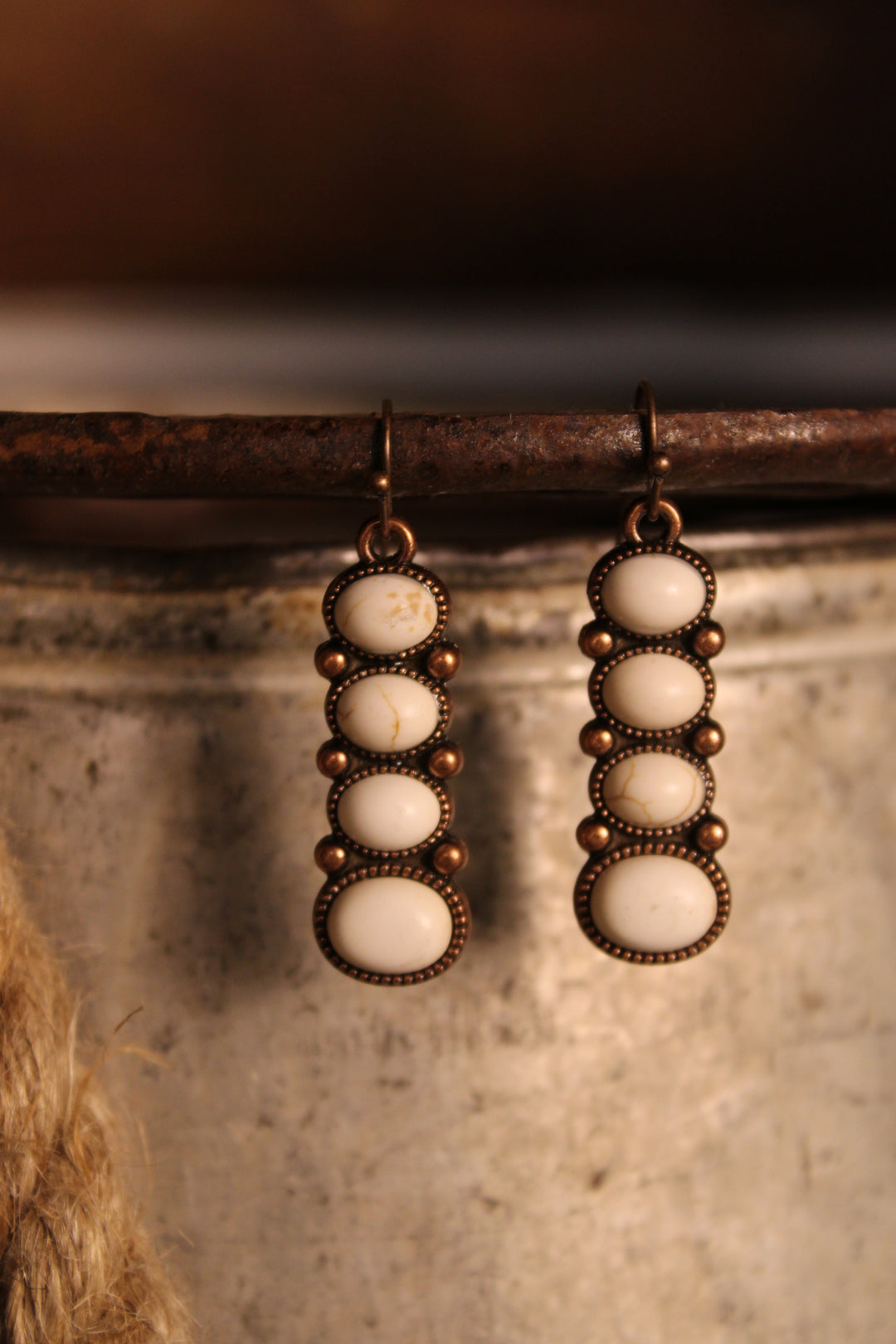 Copper Blossom Earrings