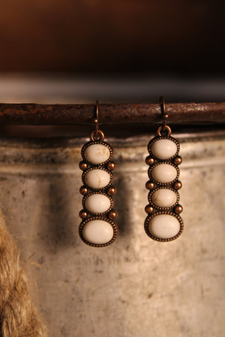 Copper Blossom Earrings