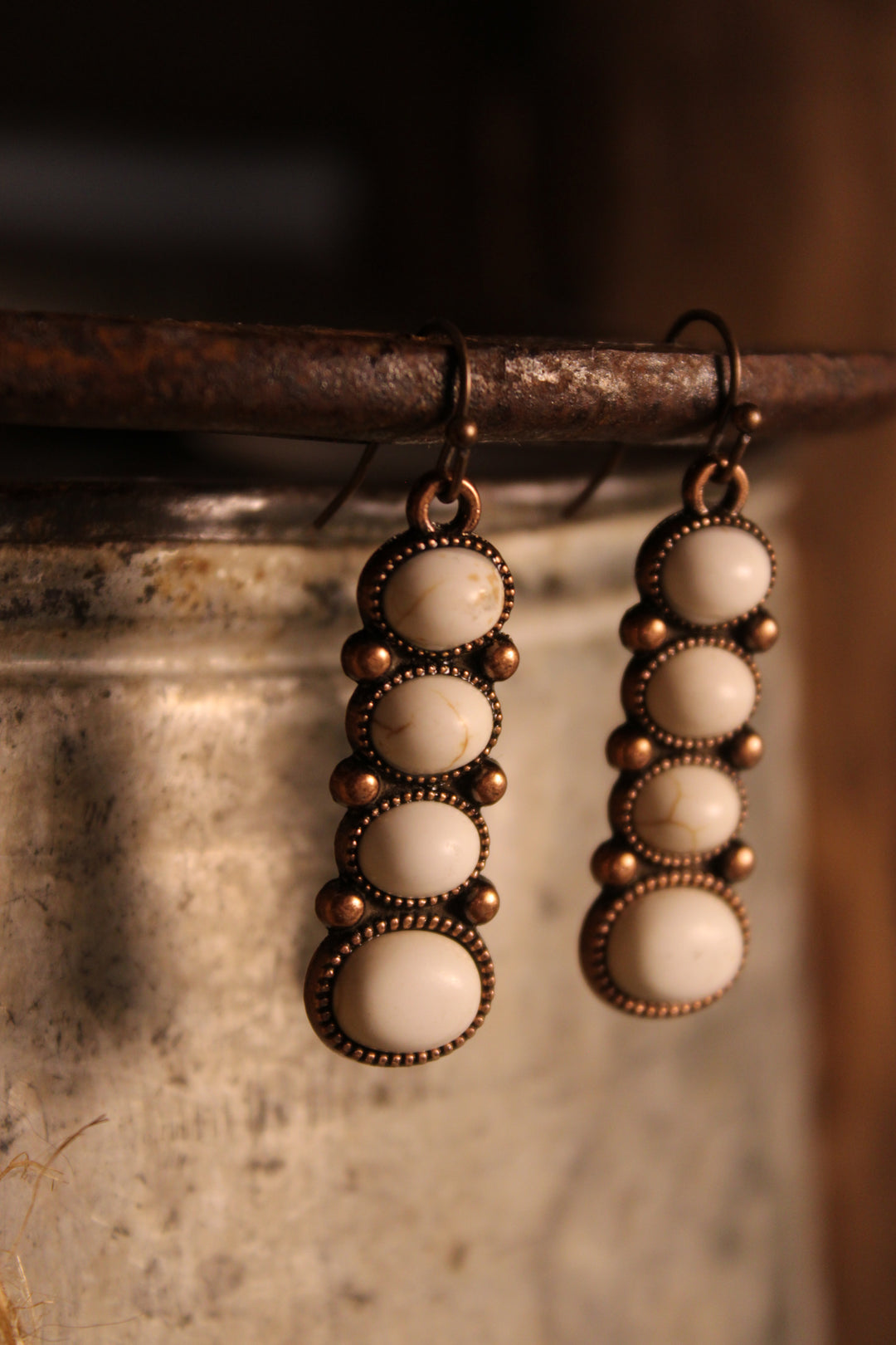Copper Blossom Earrings