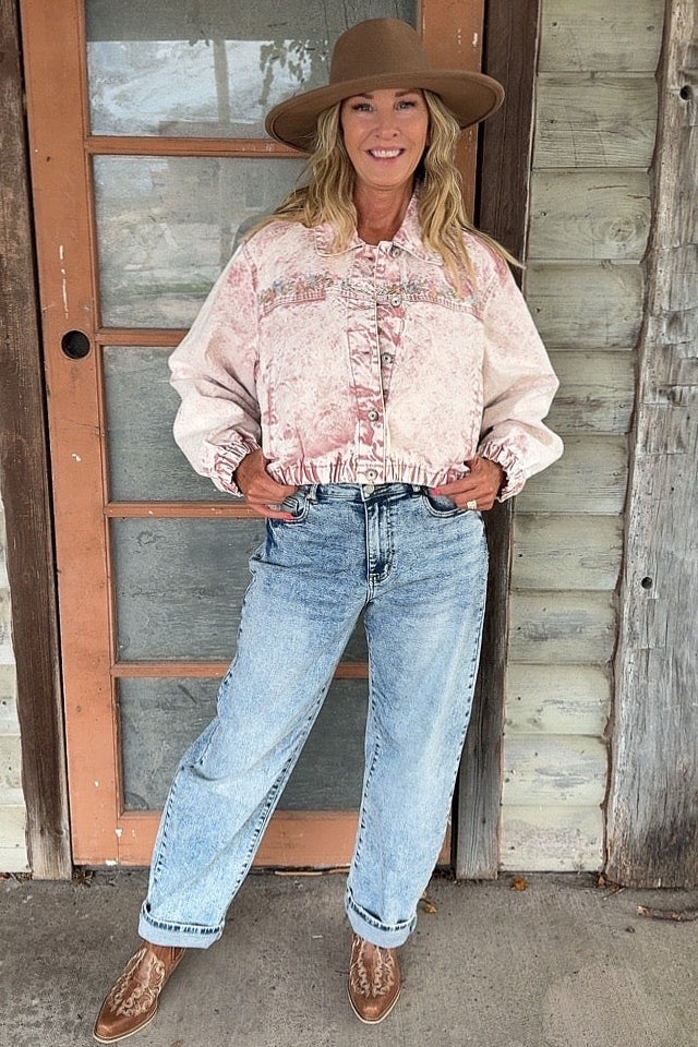 Blush Canyon Crop Jacket