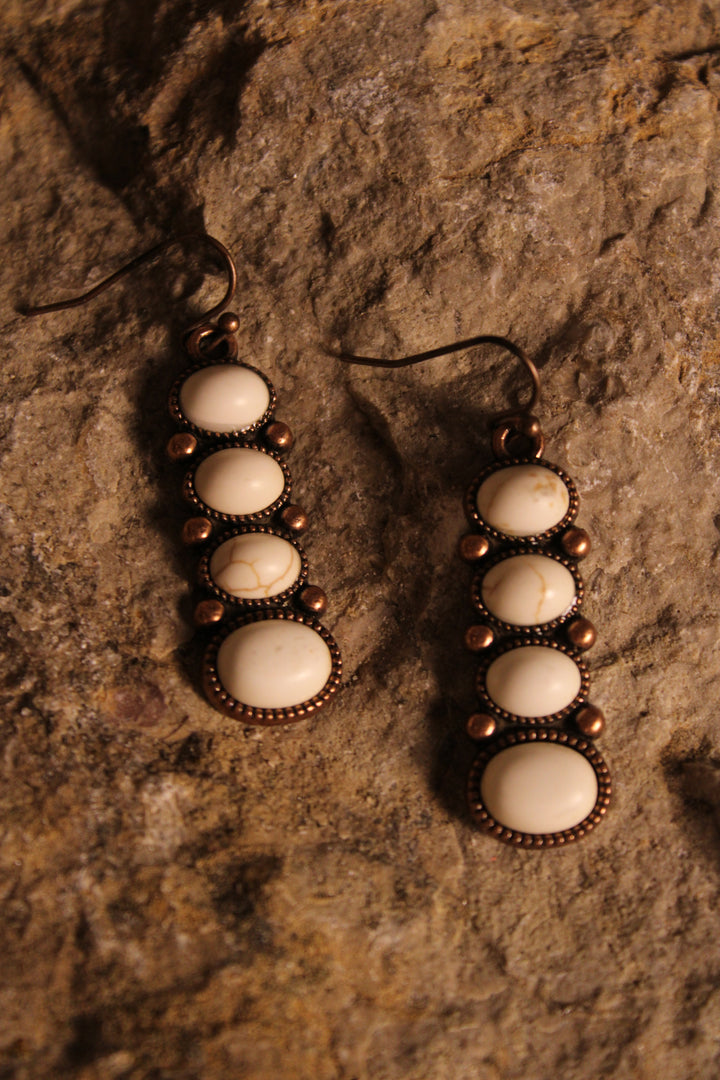 Copper Blossom Earrings