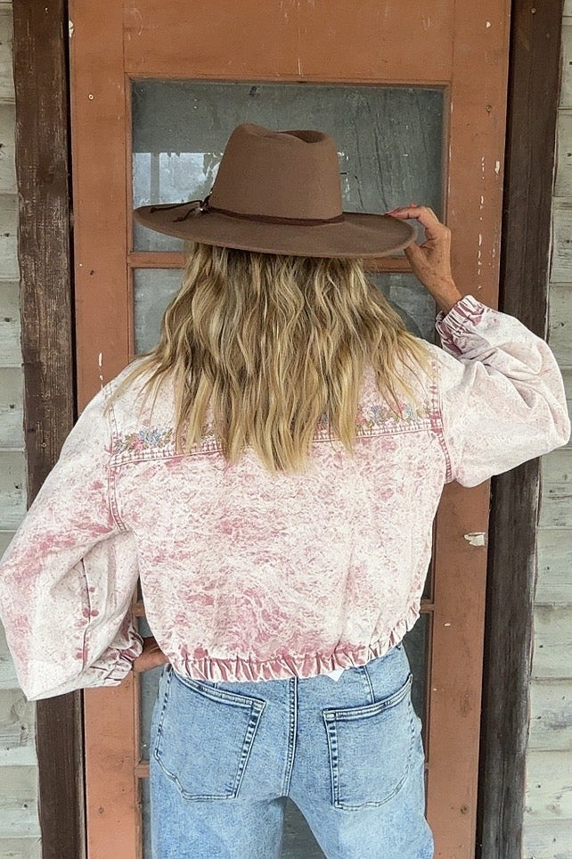 Blush Canyon Crop Jacket