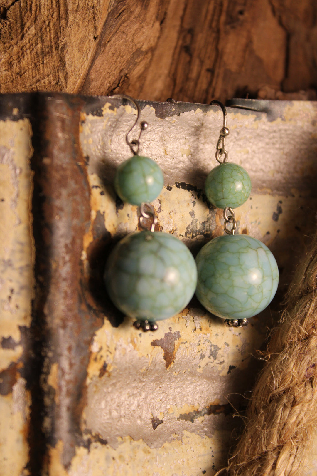 Sea Glass Drops Earrings