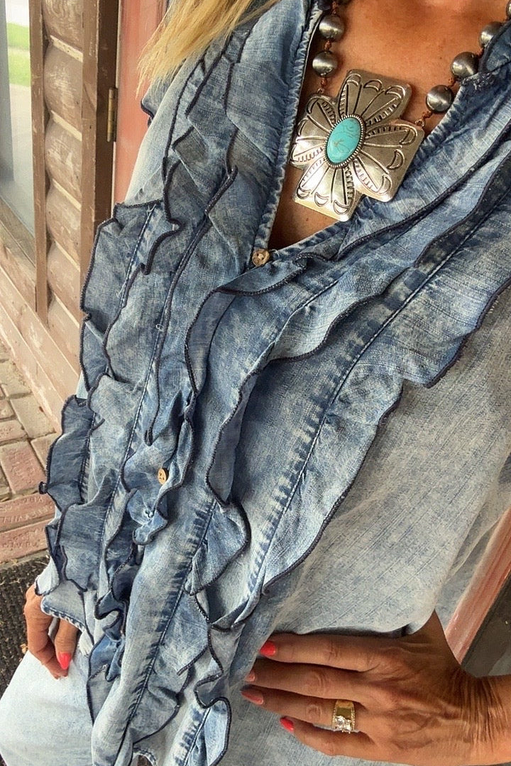Country Sweetheart Sleeveless Top