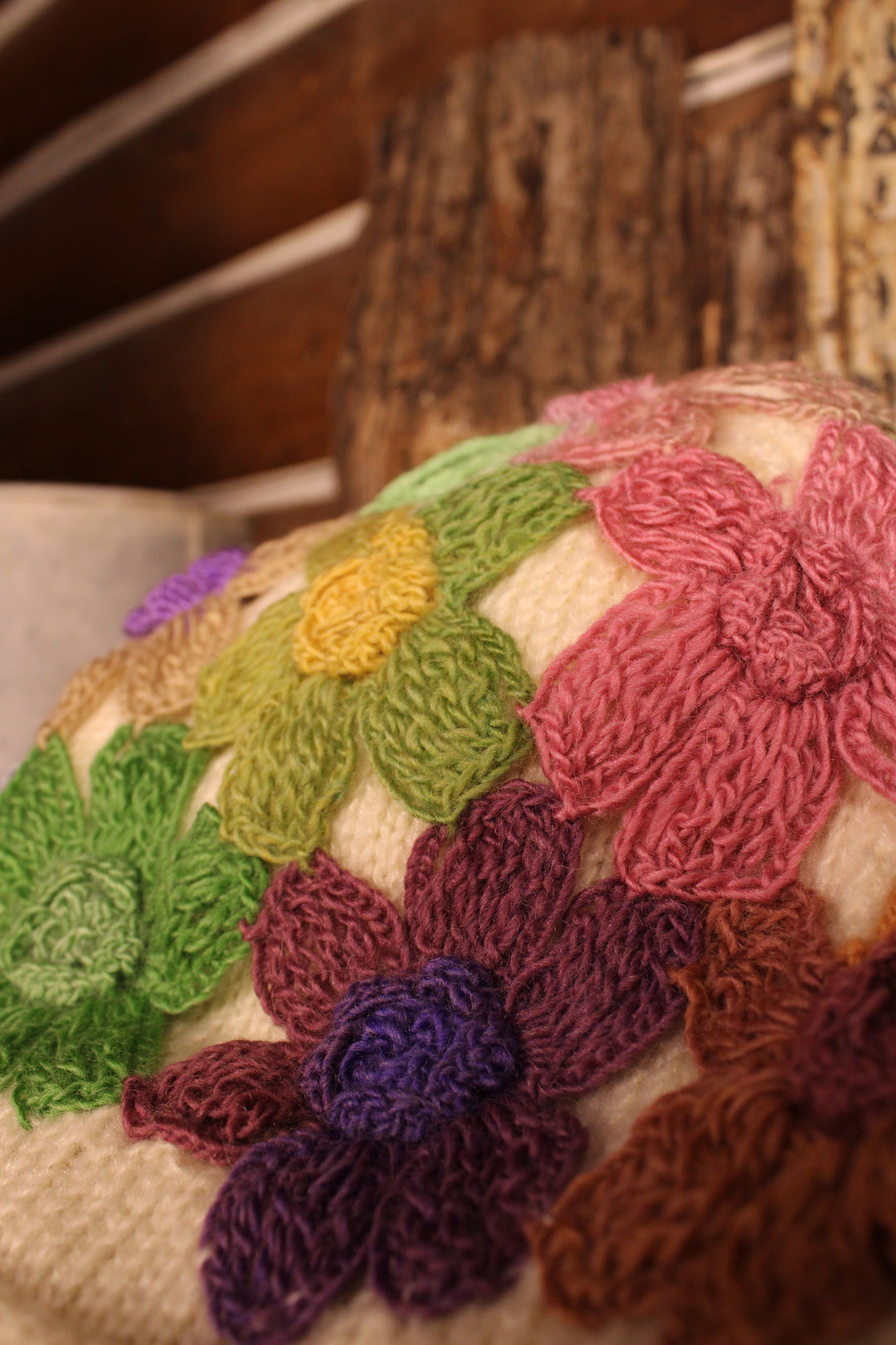 Meadow Magic Muted Knit Hat