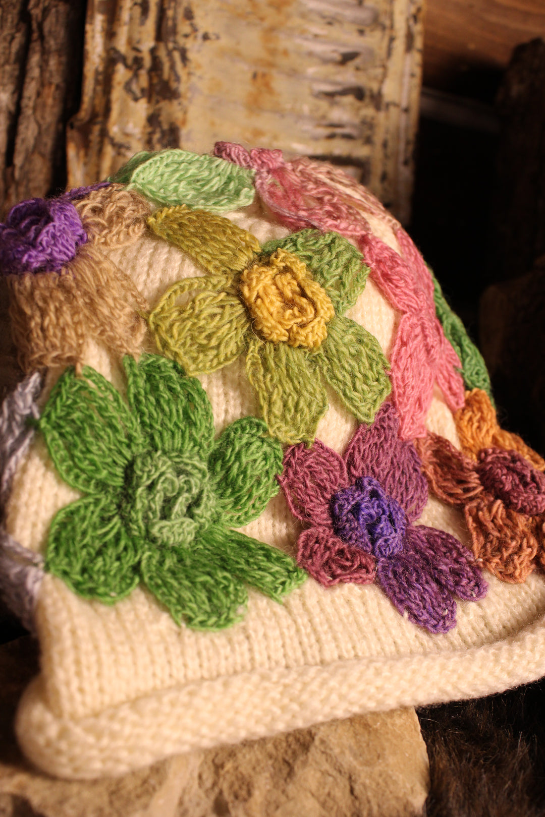 Meadow Magic Muted Knit Hat