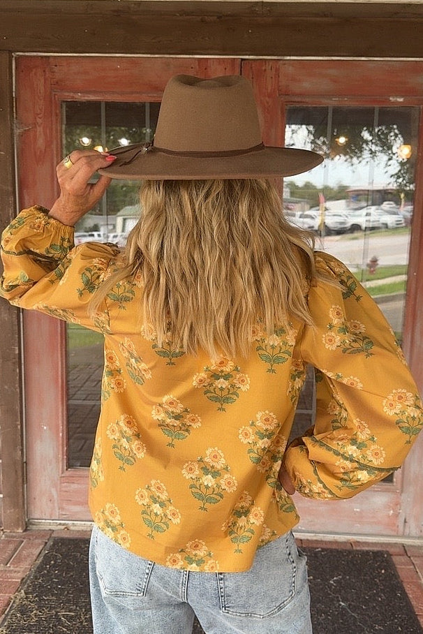 Marigold Meadow Blouse