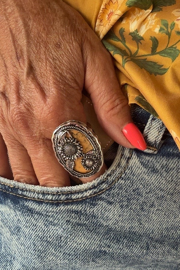 Desert Sunflower Ring