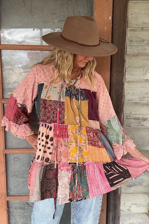 Sunday Market Patch Tunic