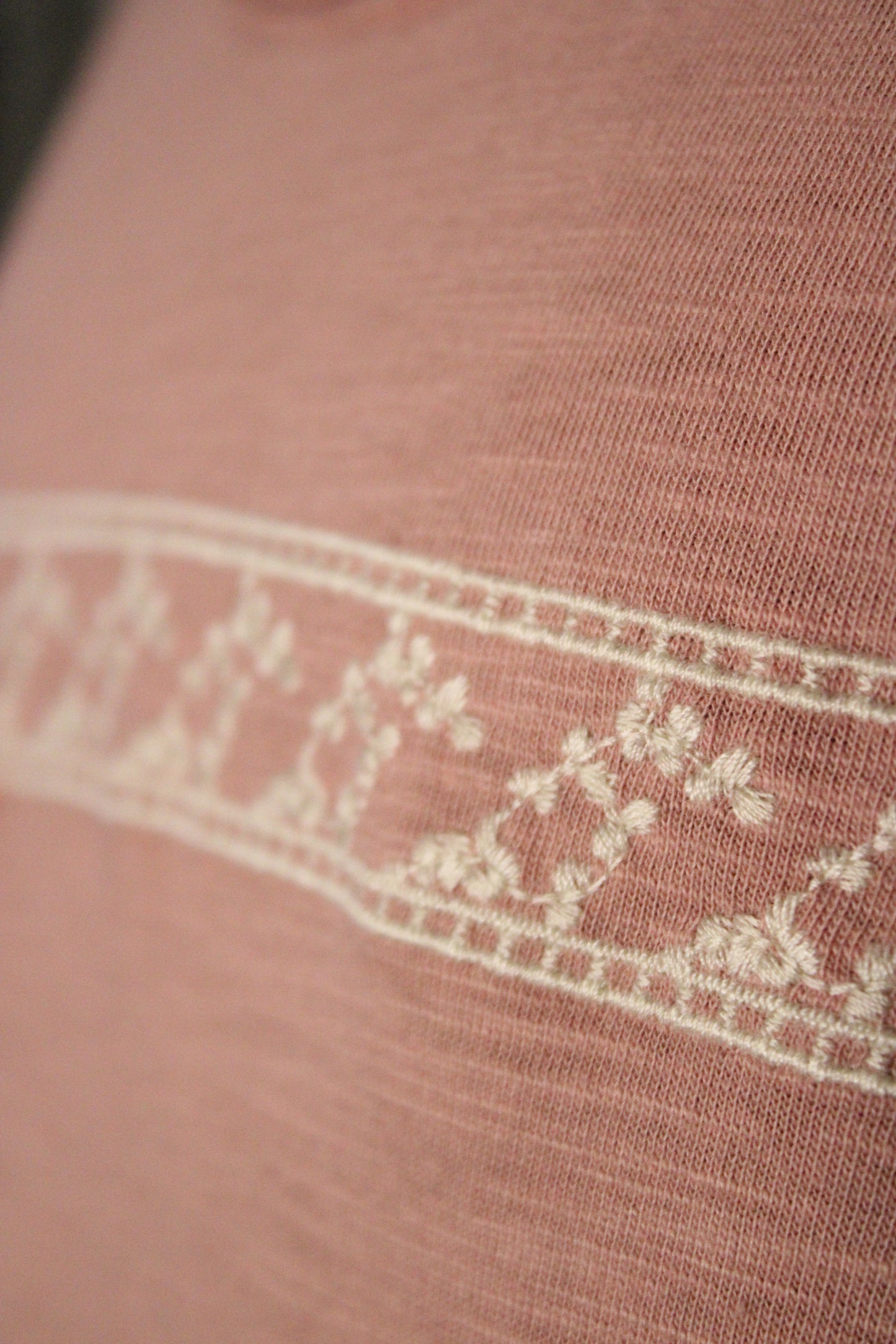 Petal Path Dusty Rose Top