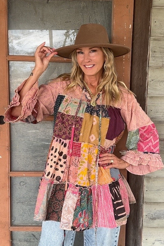 Sunday Market Patch Tunic