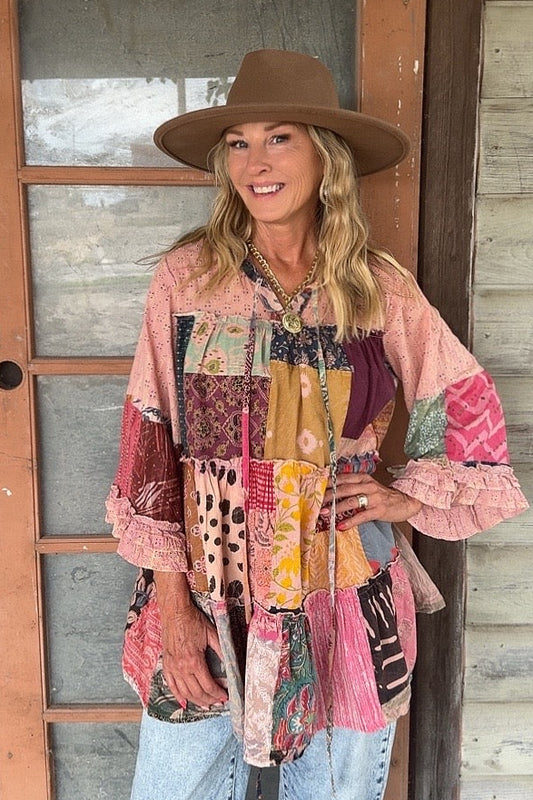 Sunday Market Patch Tunic