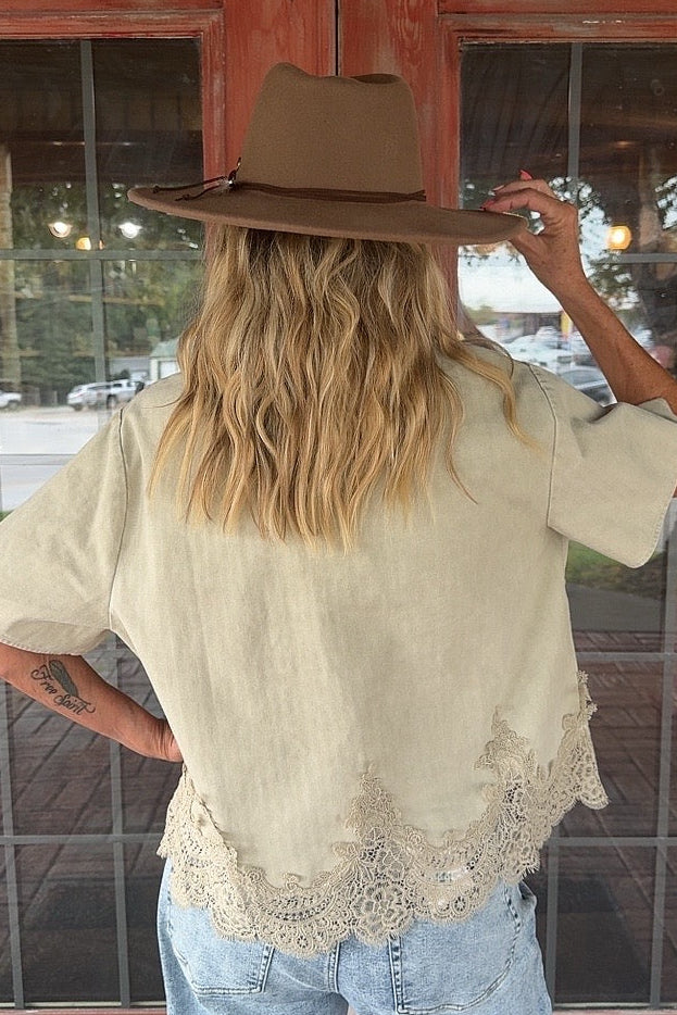 Heritage Lace Cotton Top