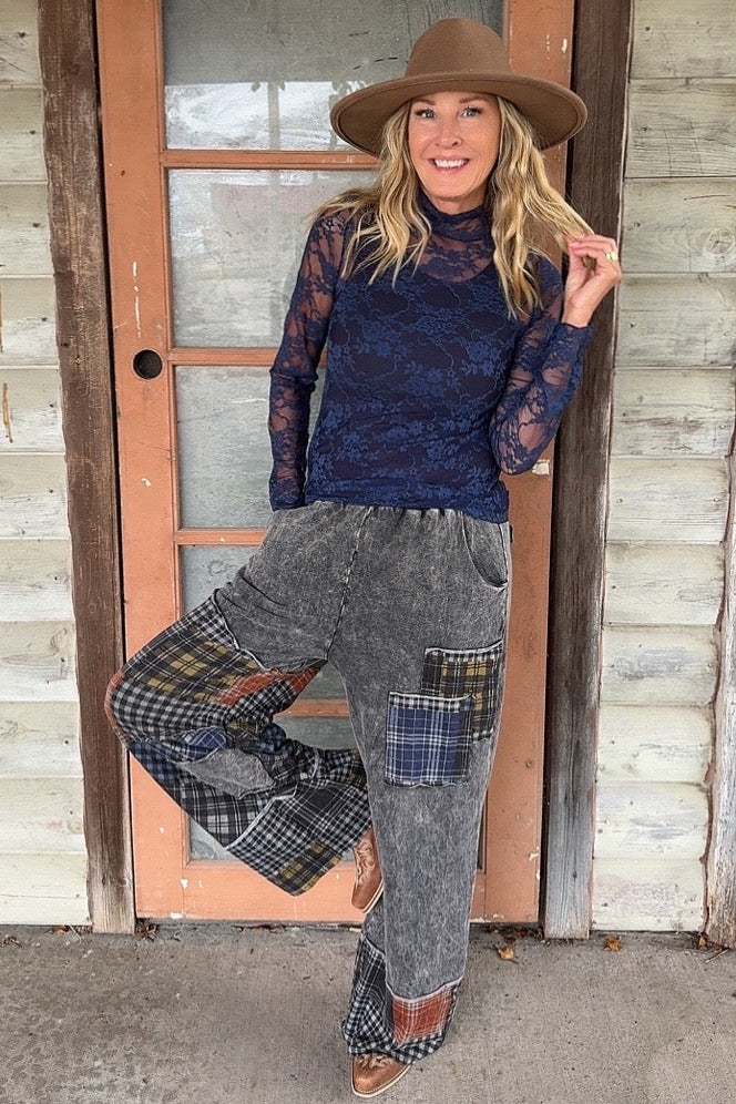 Ash And Plaid Pants
