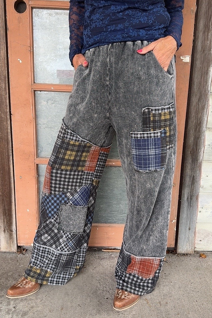 Ash And Plaid Pants