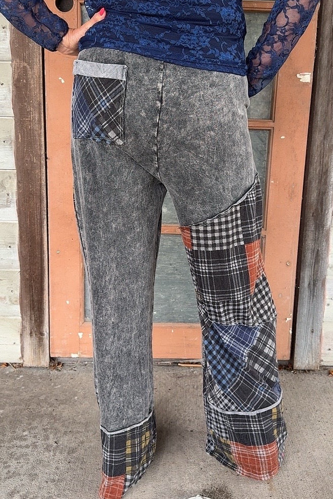 Ash And Plaid Pants
