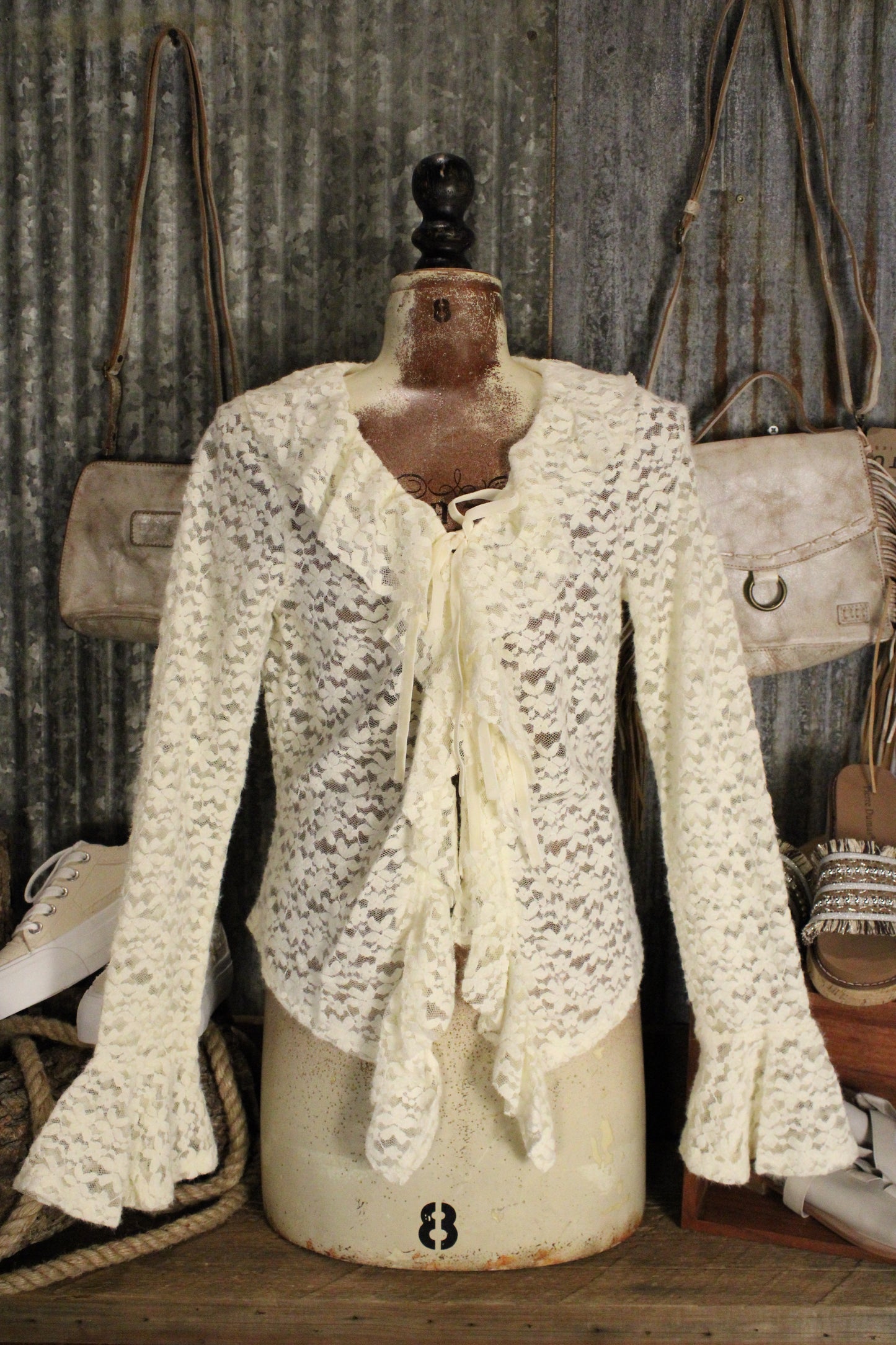 Heirloom Cream Lace Cardigan