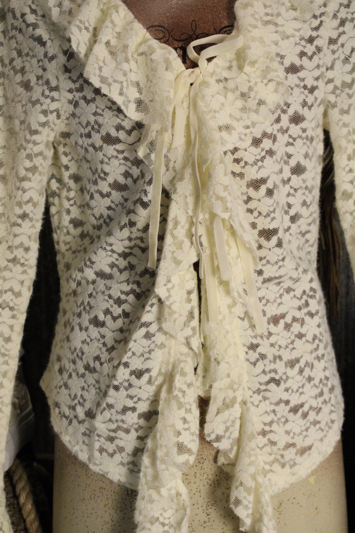 Heirloom Cream Lace Cardigan