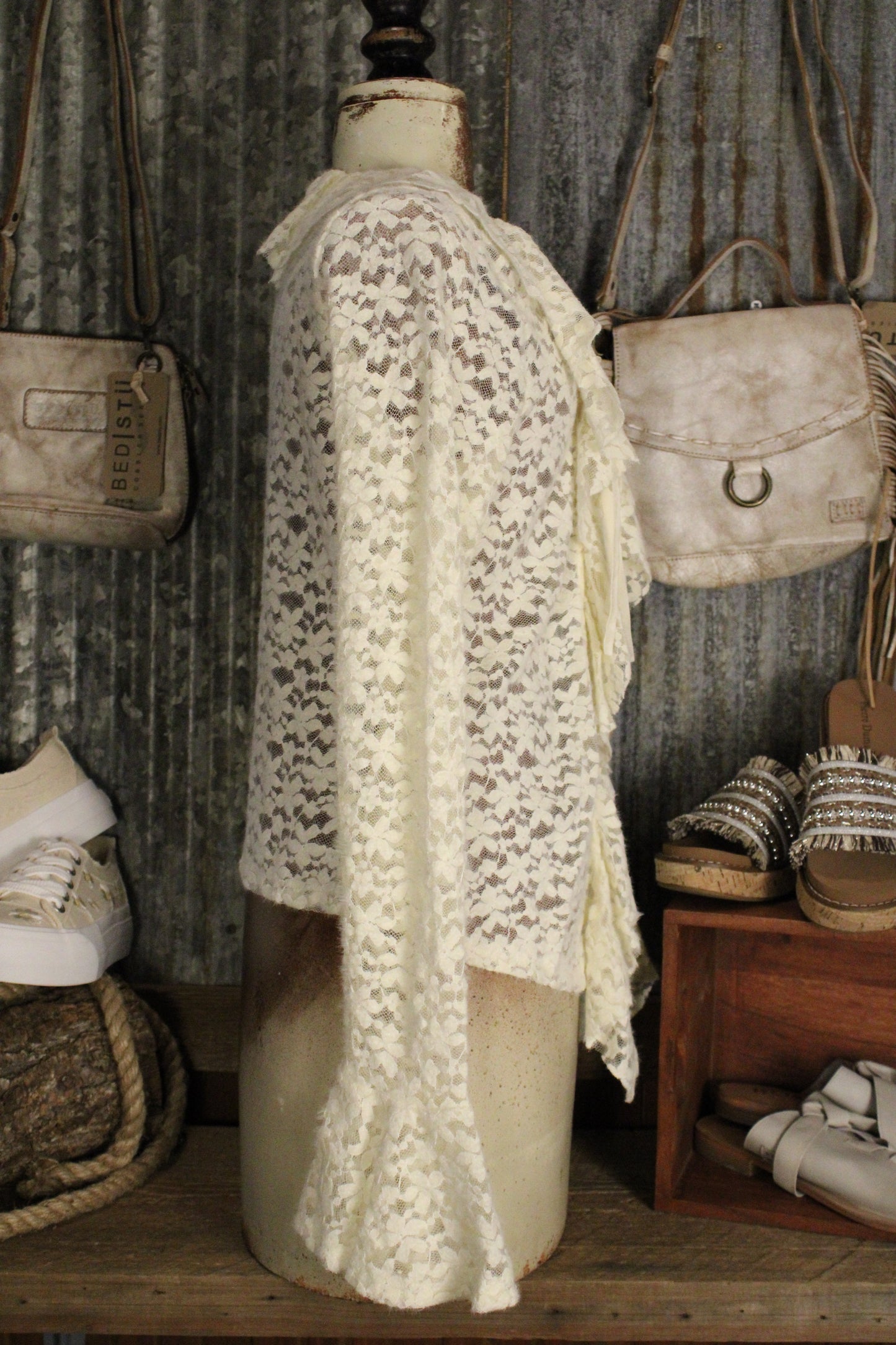 Heirloom Cream Lace Cardigan