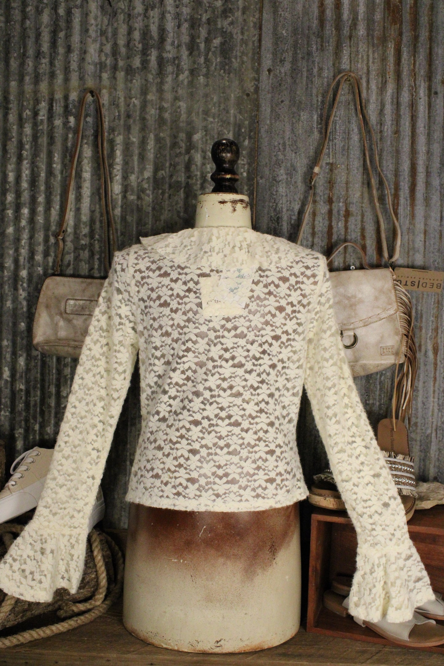 Heirloom Cream Lace Cardigan