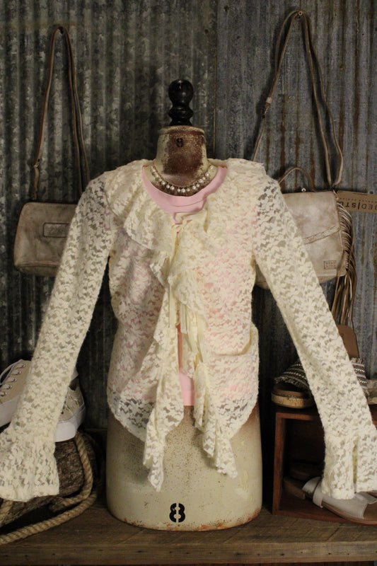Heirloom Cream Lace Cardigan