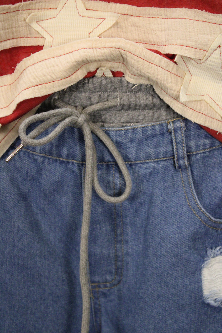 Ripped And Relaxed Jogger Jeans
