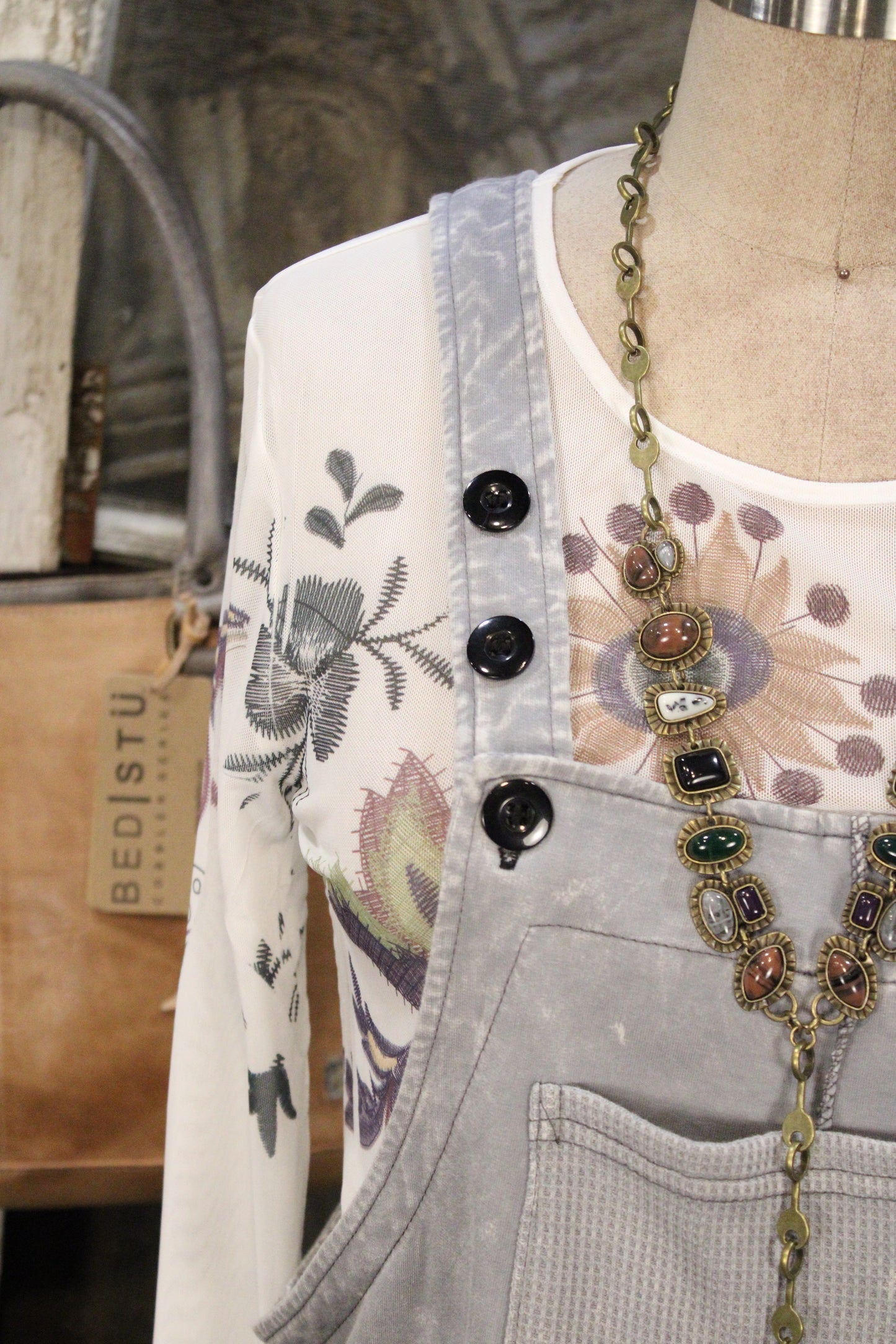 Cloud Nine Waffle Knit Overalls